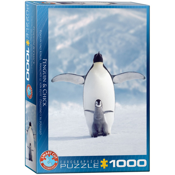 Puzzle pingwin i pisklę - 1000 elementów