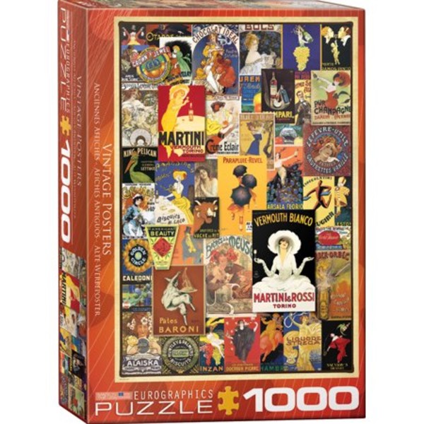 Puzzle Plakaty 1000 elementów