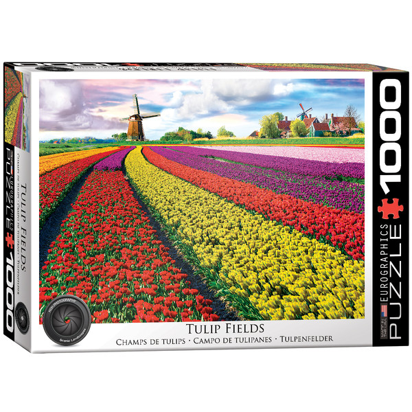 Puzzle Pola tulipanów w Holandii 1000 elementów