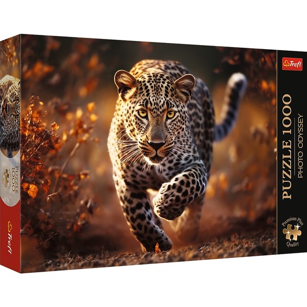 Puzzle Premium Plus Dziki Leopard 1000 elementów