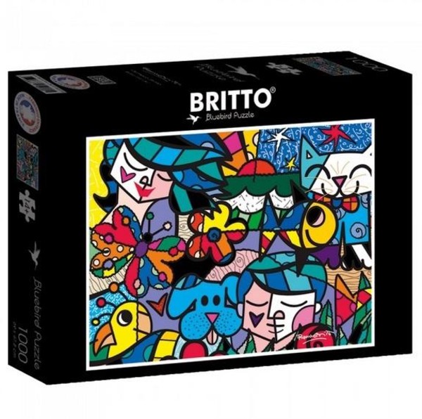Puzzle Ogród pełen kolorów, Romero Britto 1000 elementów