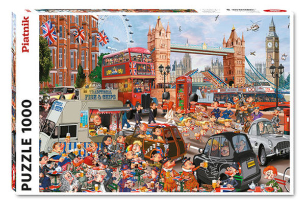 Puzzle Londyn, Francois Ruyer 1000 elementów