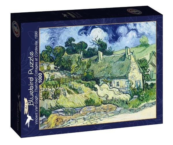 Puzzle Stare chaty w Cordeville, Vincent Van Gogh 1000 elementów