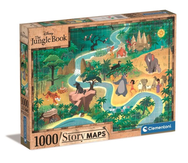 Puzzle Księga Dżungli 1000 elementów
