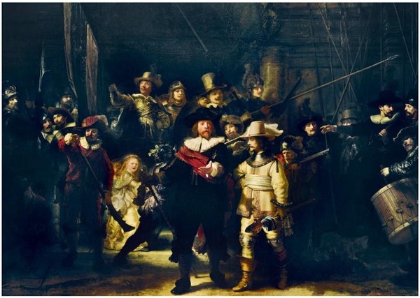 Puzzle Straż nocna, Rembrandt 1000 elementów