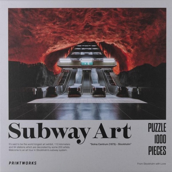 Puzzle Subway Art Fire 1000 elementów