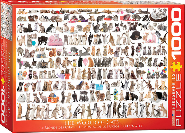 Puzzle Świat kotów 1000 elementów