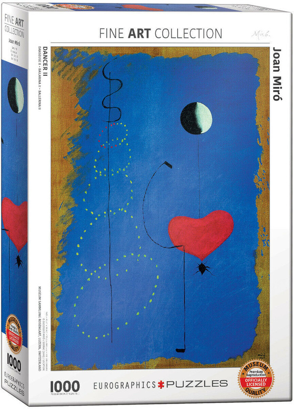 Puzzle Tancerka II, Joan Miro 1000 elementów