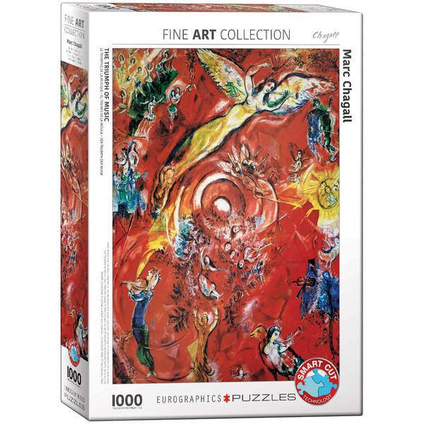 Puzzle Triumf muzyki, Marc Chagall 1000 elementów