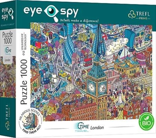 Puzzle Eye-Spy Time Travel: Londyn 1000 elementów