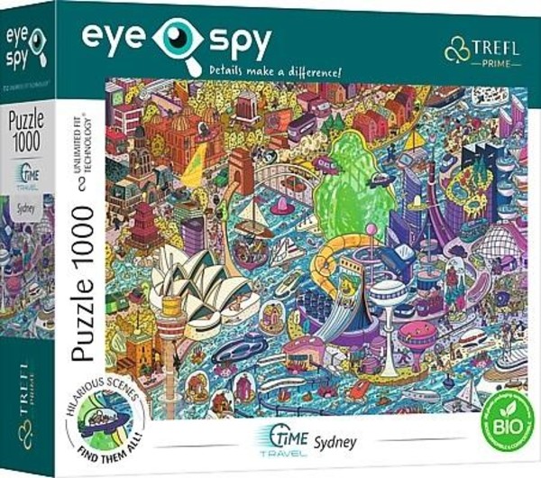 Puzzle Eye-Spy Time Travel: Sydney 1000 elementów