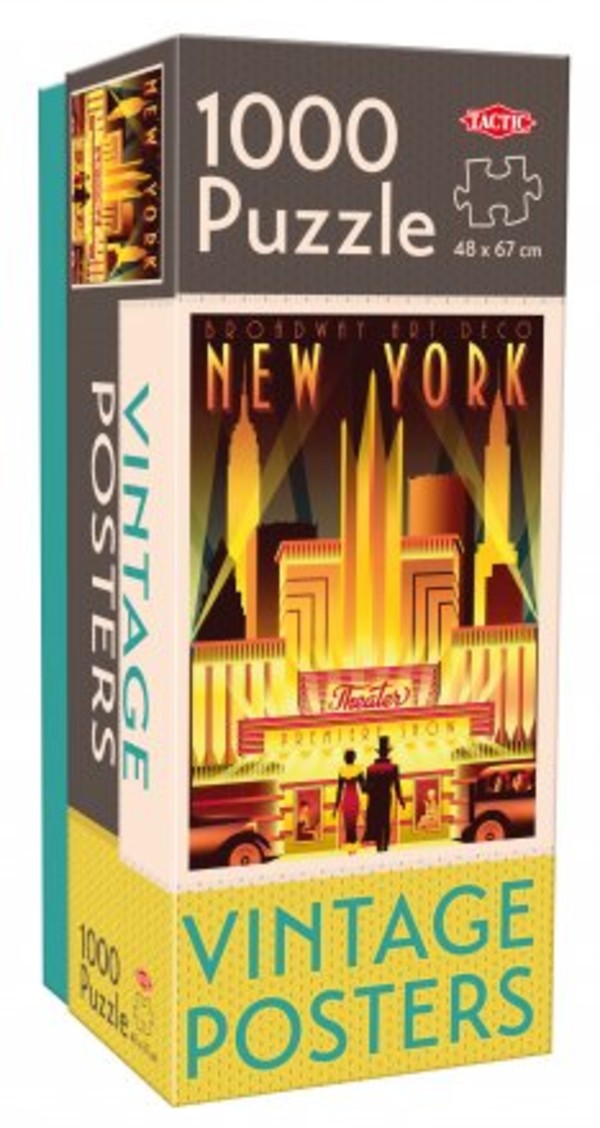 Puzzle Vintage Nowy Jork 1000 elementów