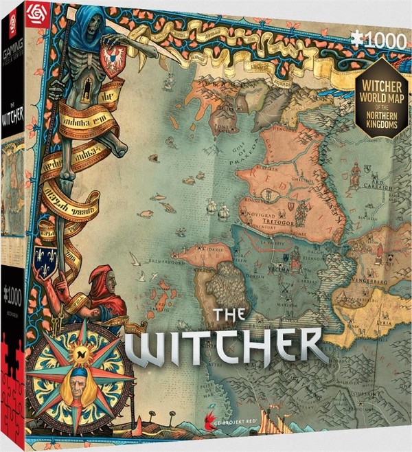 Puzzle Wiedźmin: The Nothern Kingdoms 1000 elementów