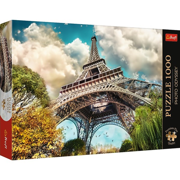 Puzzle Premium Plus Wieża Eiffel w Paryżu Francja 1000 elementów