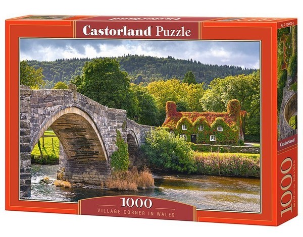 Puzzle Zakątek wioski w Walii 1000 elementów