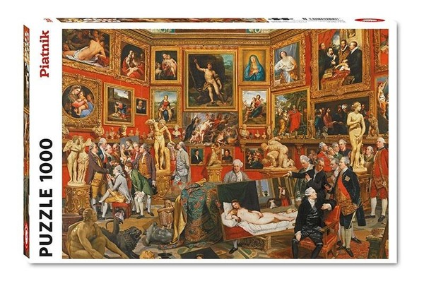 Puzzle Trybuna Galerii Uffizich, Zoffany 1000 elementów