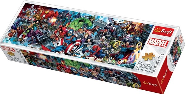 Puzzle Panorama Dołącz do Universum Marvela 1000 elementów