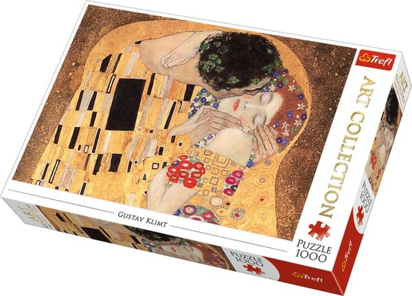 Puzzle Pocałunek Gustav Klimt 1000 elementów