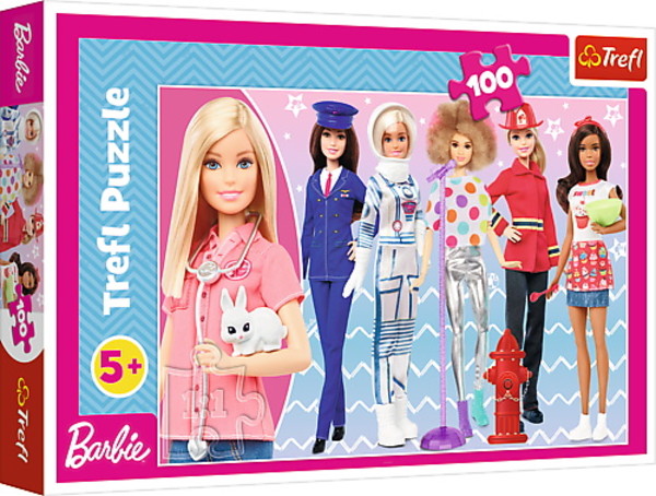 Puzzle Barbie Możesz być kim chcesz 100 elementów
