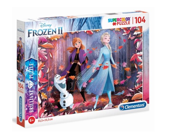 Puzzle Kraina Lodu 2 Brilliant Frozen - 104 elementy