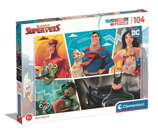 Puzzle DC League of Superpets 104 elementy