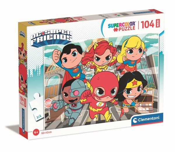 Puzzle Maxi Super Color DC Superfriends 104 elementy