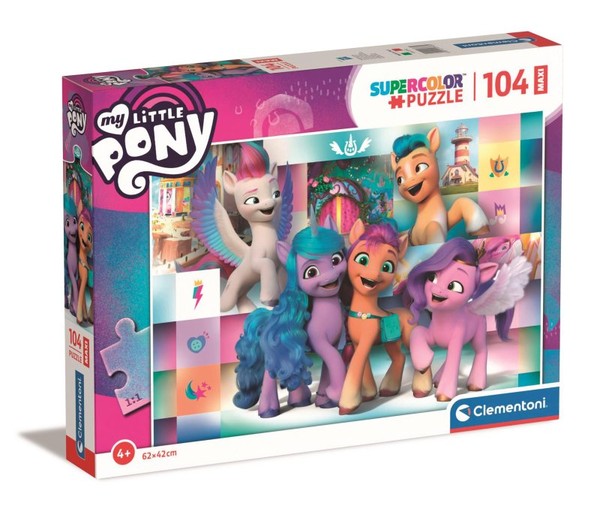 Puzzle Maxi Super Color My Little Pony 104 elementy