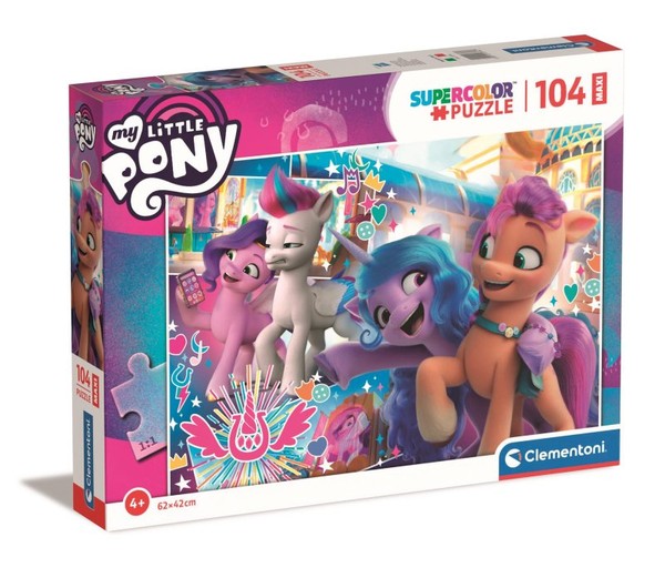 Puzzle Maxi Super Color My Little Pony 2 - 104 elementy