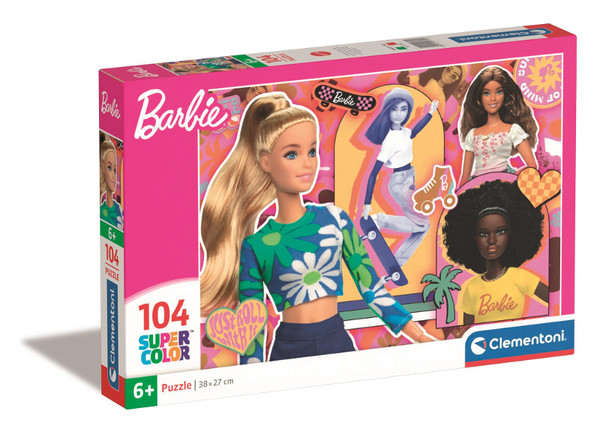 Puzzle Barbie 104 elementy