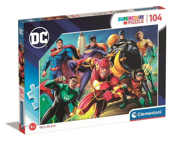 Puzzle Super Color DC Comics 104 elementy
