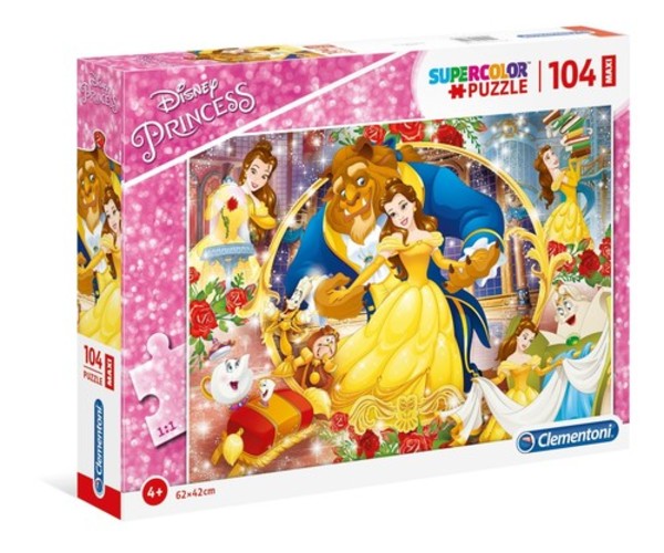 Puzzle Disney Princess Piękna i bestia - 104 elementy