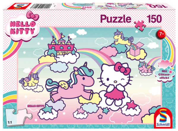 Puzzle Hello Kitty Jednorożec 150 elementów