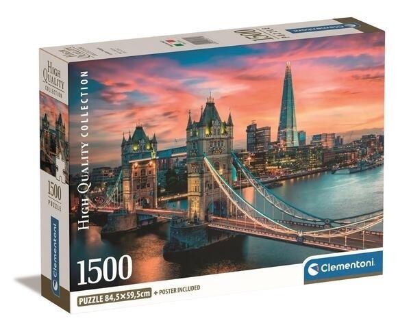 Puzzle Compact Londyn o zmierzchu 1500 elementów