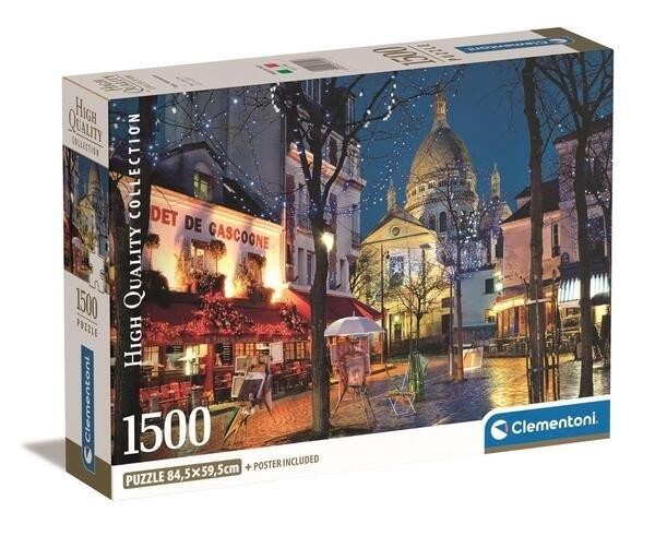 Puzzle Compact Paryż Montmartre 1500 elementów