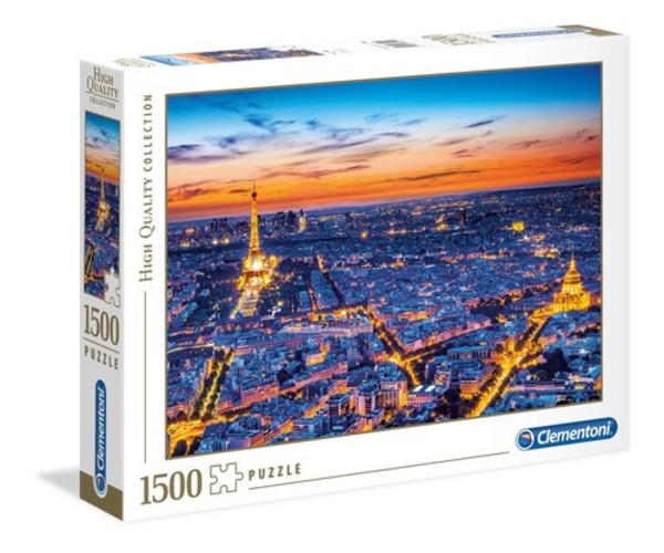 Puzzle Widok na Paryż 1500 elementów