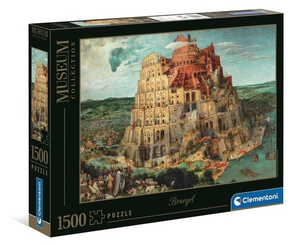 Puzzle Wieża Babel, Pieter Bruegel 1500 elementów