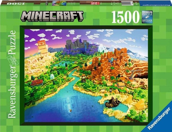 Puzzle Świat Minecraft 1500 elementów