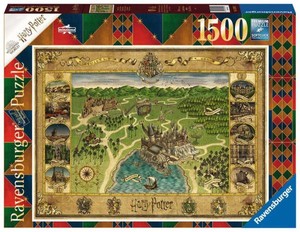 Puzzle Harry Potter Mapa Hogwartu 1500 elementów