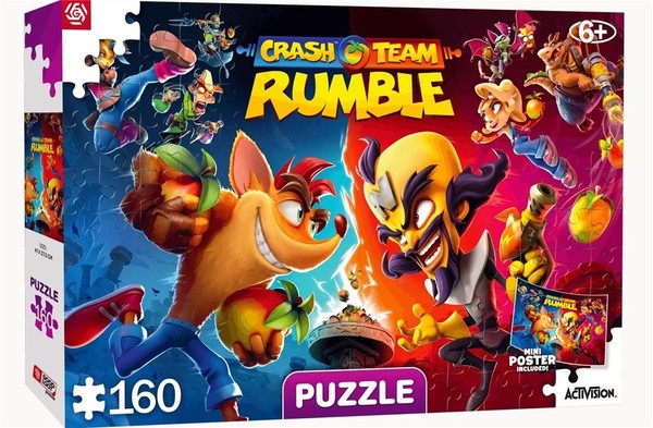 Puzzle Crash Team Rumble 160 elementów