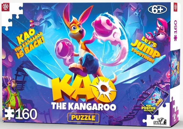 Puzzle Kangurek Kao - Kao is back 160 elementów
