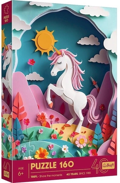 Puzzle Paper Art: Jednorożec 160 elementów