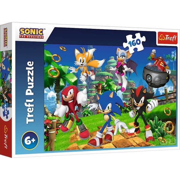 Puzzle Sonic i przyjaciele 160 elementów