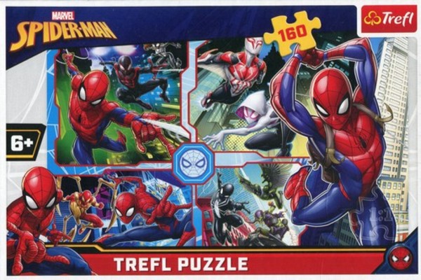 Puzzle Spider-Man na ratunek 160 elementów