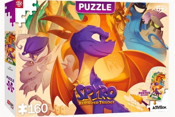Puzzle Spyro Reignited Trilogy: Heroes 160 elementów