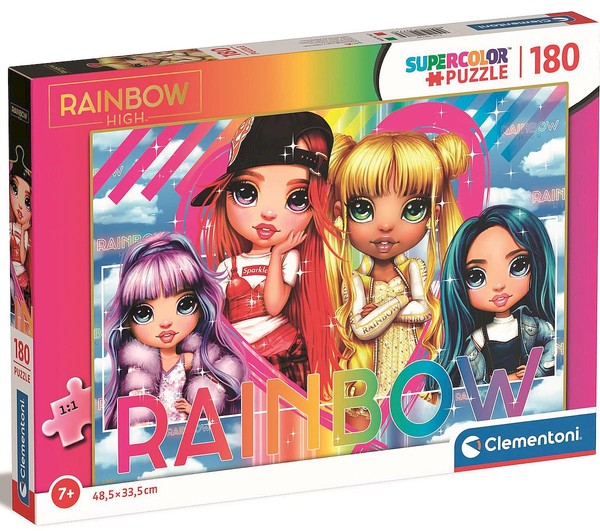 Puzzle Super Color Rainbow High 2 - 180 elementów