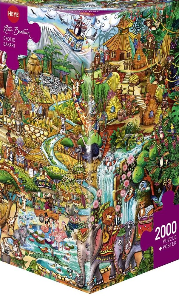 Puzzle Egzotyczne safari 2000 elementów