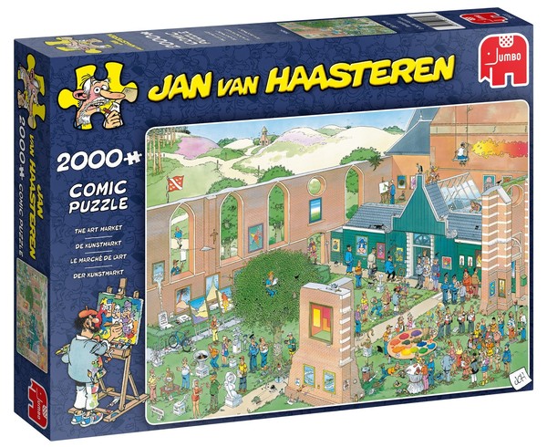 Puzzle Jan Van Haasteren Wystawa dzieł sztuki 2000 elementów