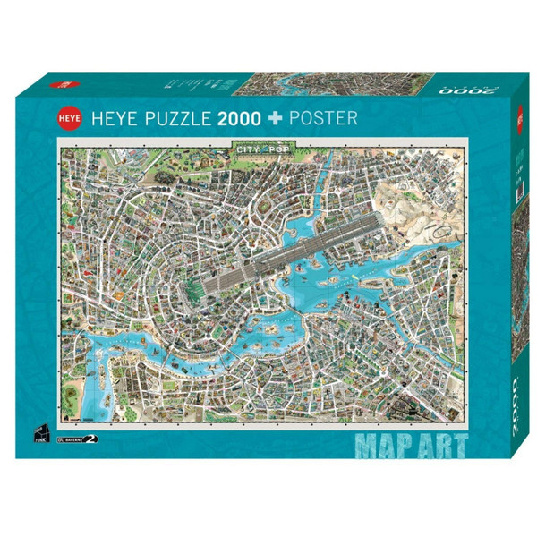 Puzzle Miasto Pop 2000 elementów