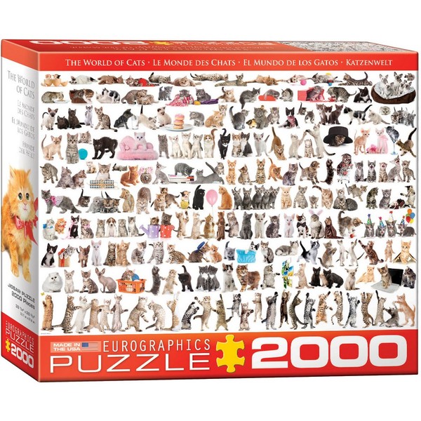 Puzzle Świat kotów 2000 elementów