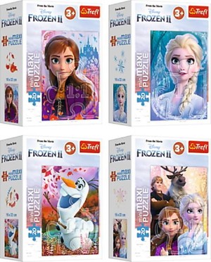 Puzzle miniMaxi Przyjaźń w Krainie Lodu Disney Frozen II - 20 elementów